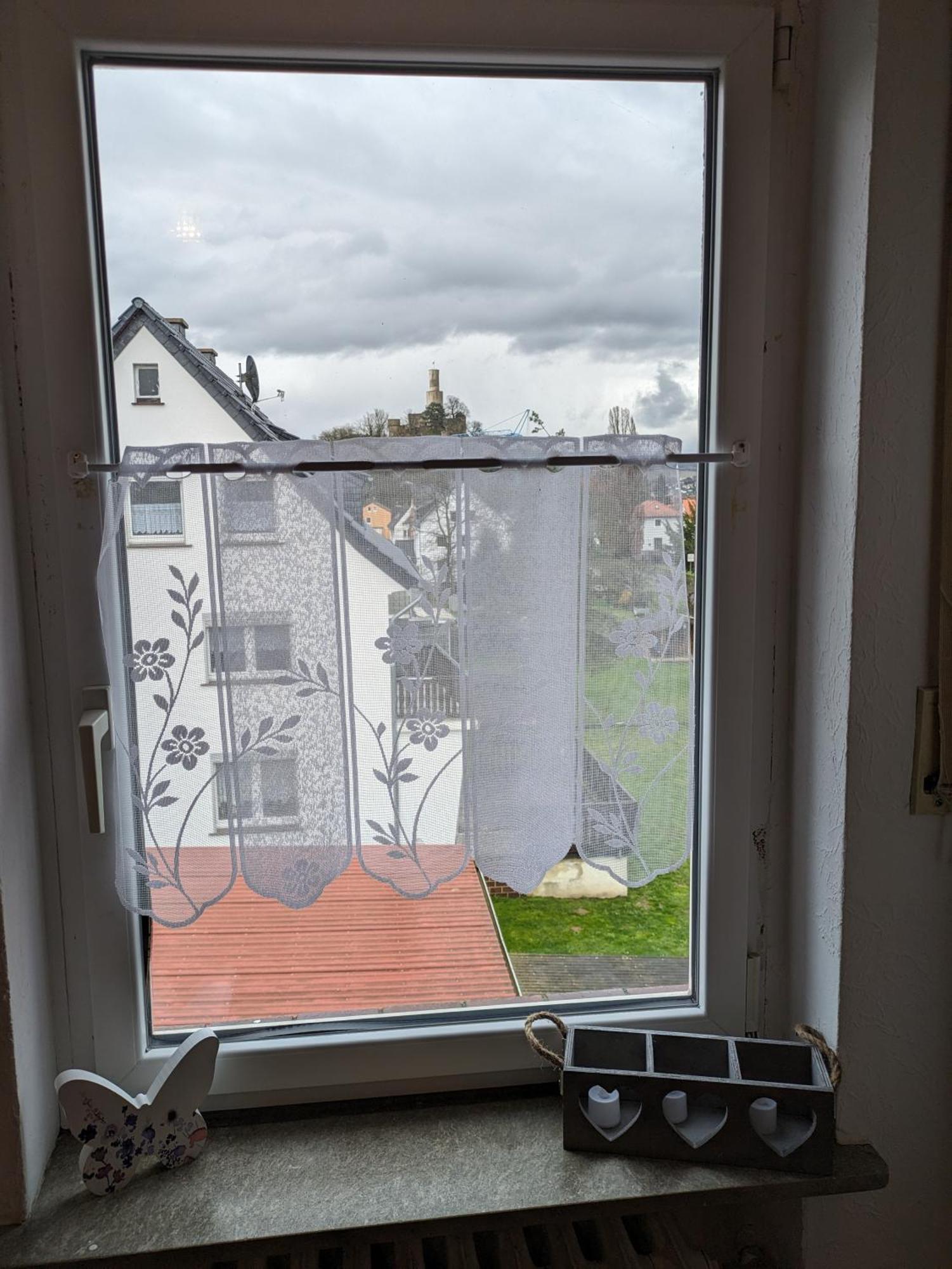 Vintage-Zimmer Burgblick Felsberg Eksteriør bilde
